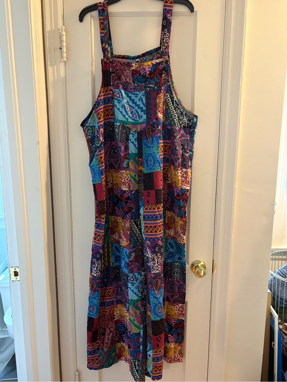 Patchwork Overalls